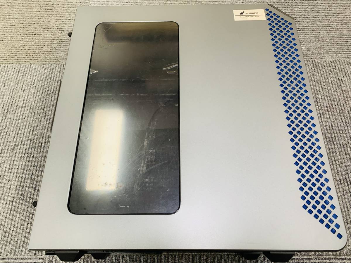 GALLERIA■PCケース■CPUクーラー DVDドライブ SATAケーブル付き■ジャンク扱い GALLERIA PCパーツ THIRDWAVE 0 Ryzen 部品取り