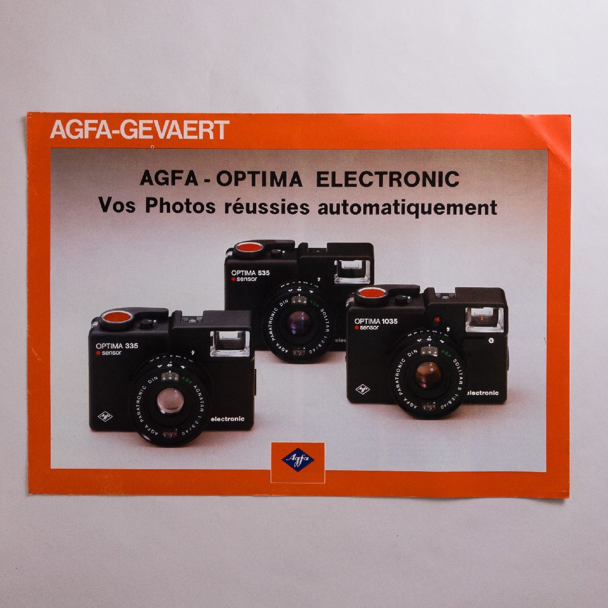カタログ AGFA - OPTIMA ELECTRONIC Vos Photos russies automatiquement カメラ フィルム_1