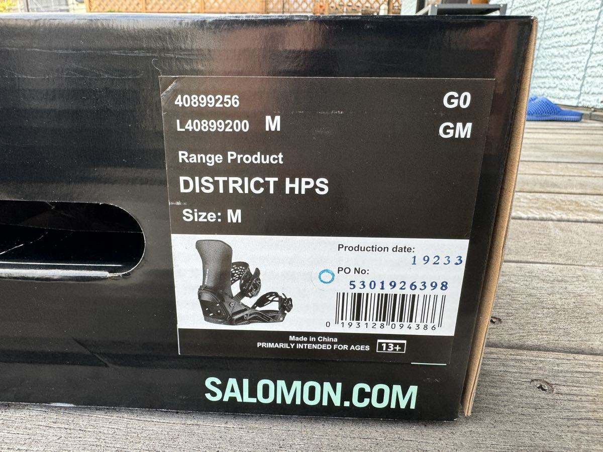 SALOMON】サロモン 19-20 DISTRICT HPS DISTRICT HPS SALOMON SPINY
