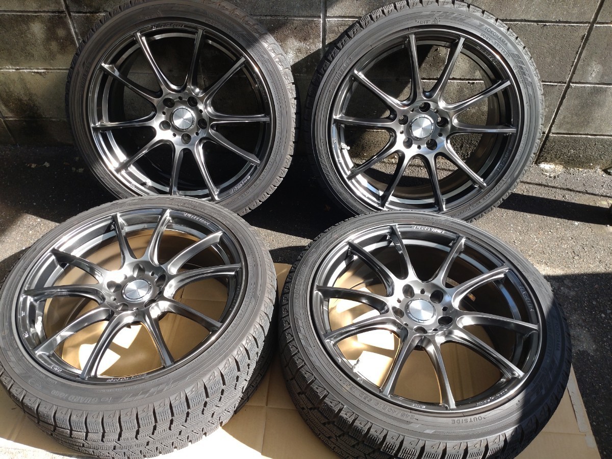 中古良品 weds Sport SA-25R YOKOHAMA スタッドレスタイヤ iceGUARD6 
