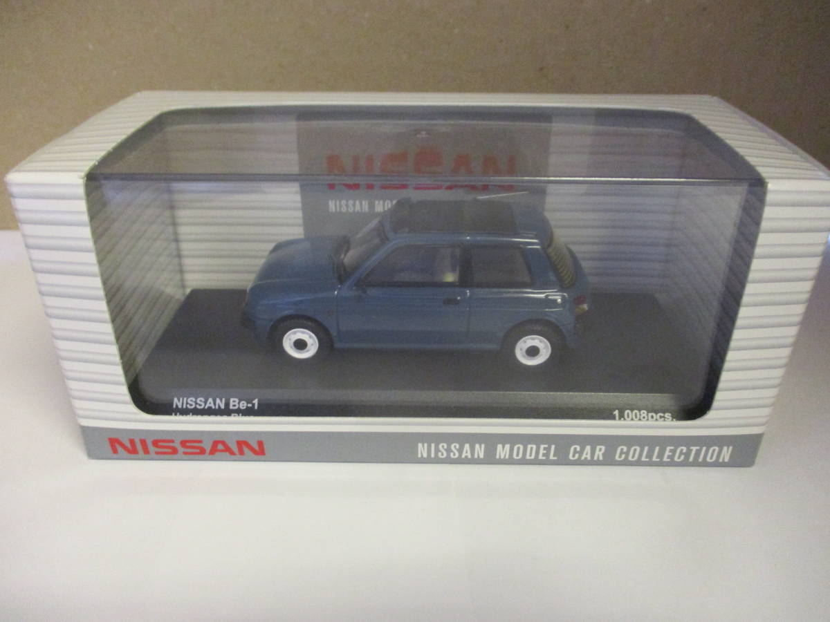 京商 日産箱 NISSAN Be-1 CANVAS TOP HYDRANGEA BLUE 1/43 KWAM3-02002 ニッサン BE1 ブルー KYOSHO