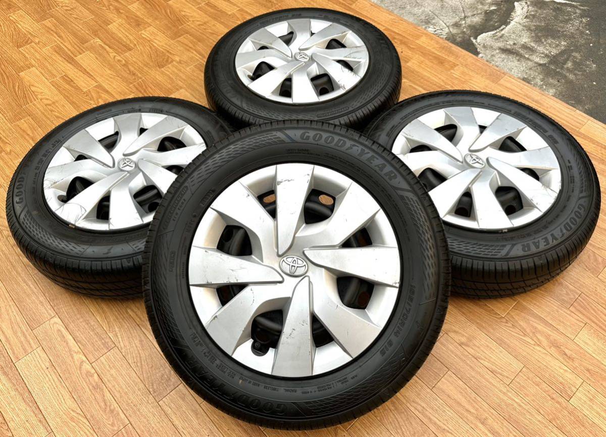 トヨタ 純正 14インチ ホイール☆GOODYEAR 2022年製 165/70R14 4本