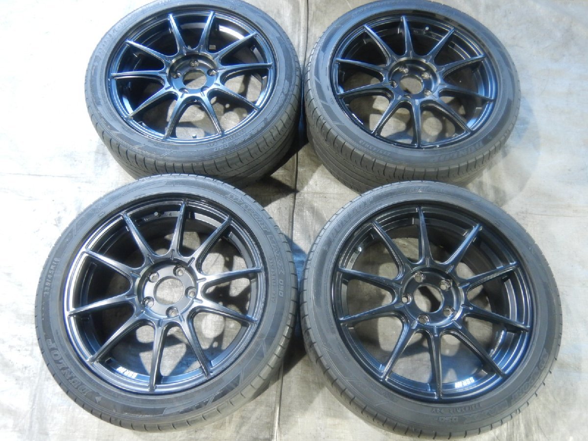 ピスト用　ブラックホイール SSR GTX01 マットブラック ホイール 18×7.5J＋53 [YNJ2] 2026年最新