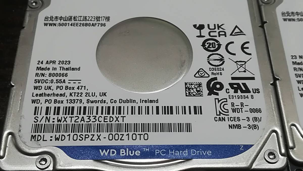 Blue 1TB WD WD10SPZX Western Digital Hard - Drive 2.5 SATA HDD 