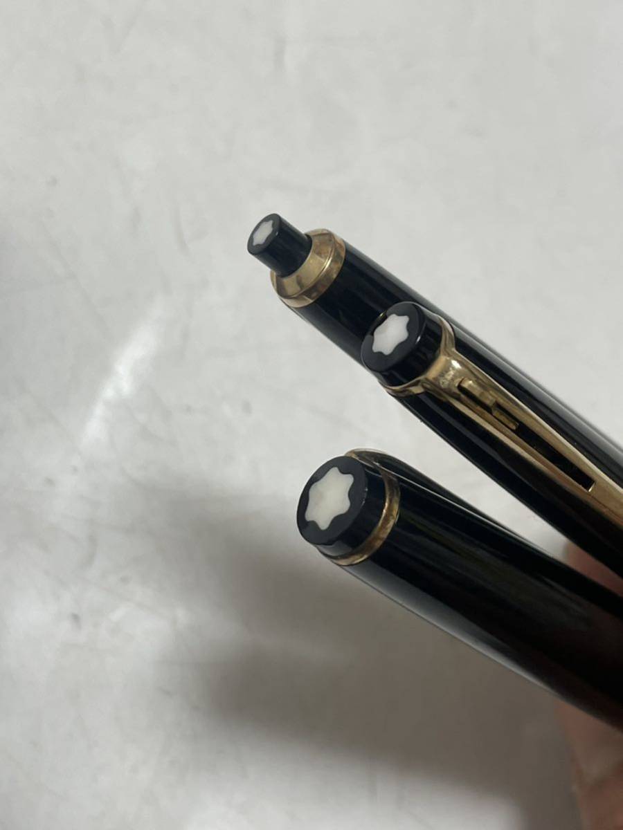 PARKER.万年筆 PARKERボールペン MONTBLANC万年筆3点 ペン先18k万年筆