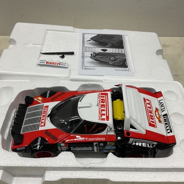 1円〜 破損 京商 1/18 LANCIA STRATOS HF 1978 Hunsruck #1 Pirelli