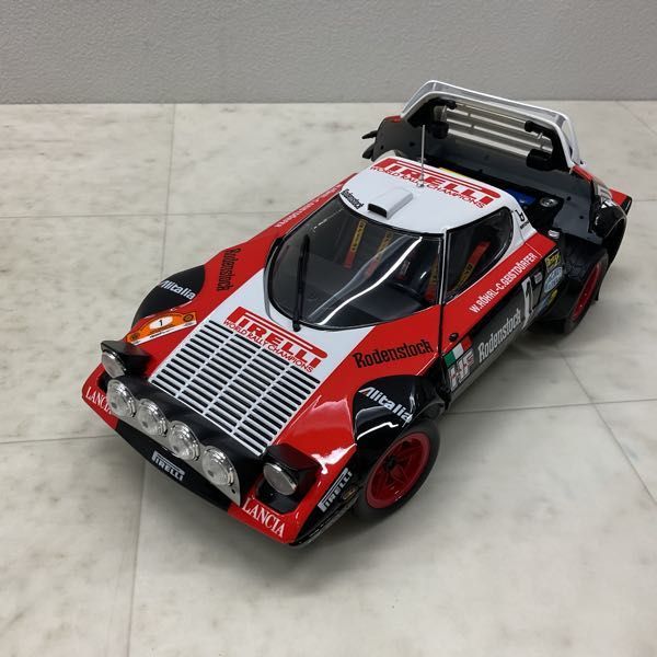 1円〜 破損 京商 1/18 LANCIA STRATOS HF 1978 Hunsruck #1 Pirelli