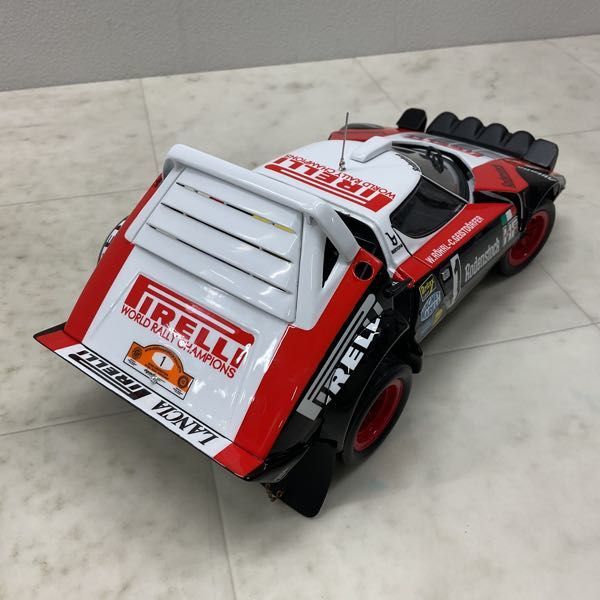 1円〜 破損 京商 1/18 LANCIA STRATOS HF 1978 Hunsruck #1 Pirelli