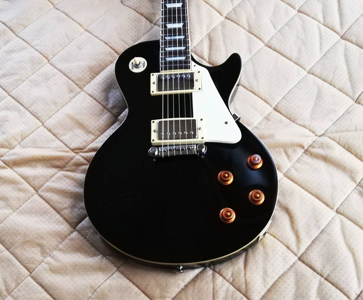 Aria Pro II レスポール カスタム エボニー指版 ダイヤモンドインレイ