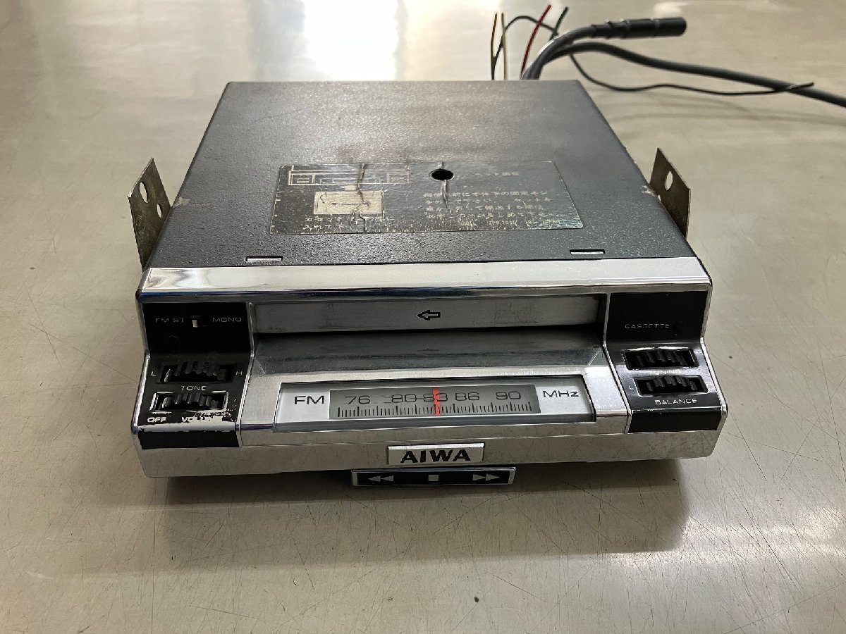 いすゞ ベレット 1800GT (に使用していた) ラジカセ AIWA 未テスト 