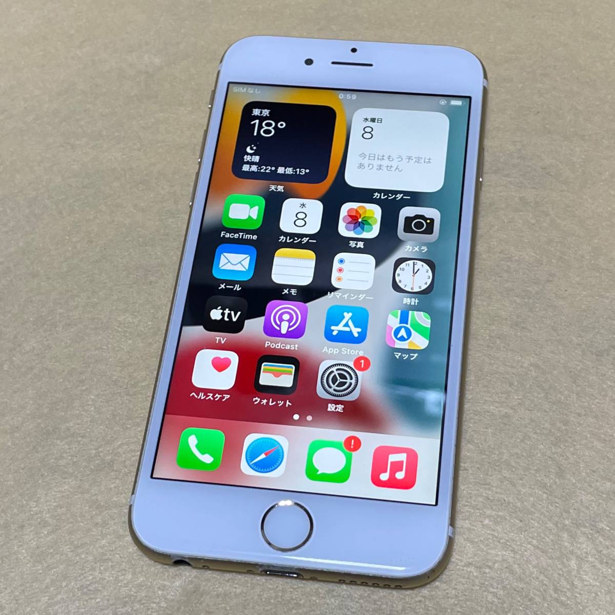 まあまあ美品/SIMフリー】iPhone6s 64GB ゴールド☆Apple版SIMフリー