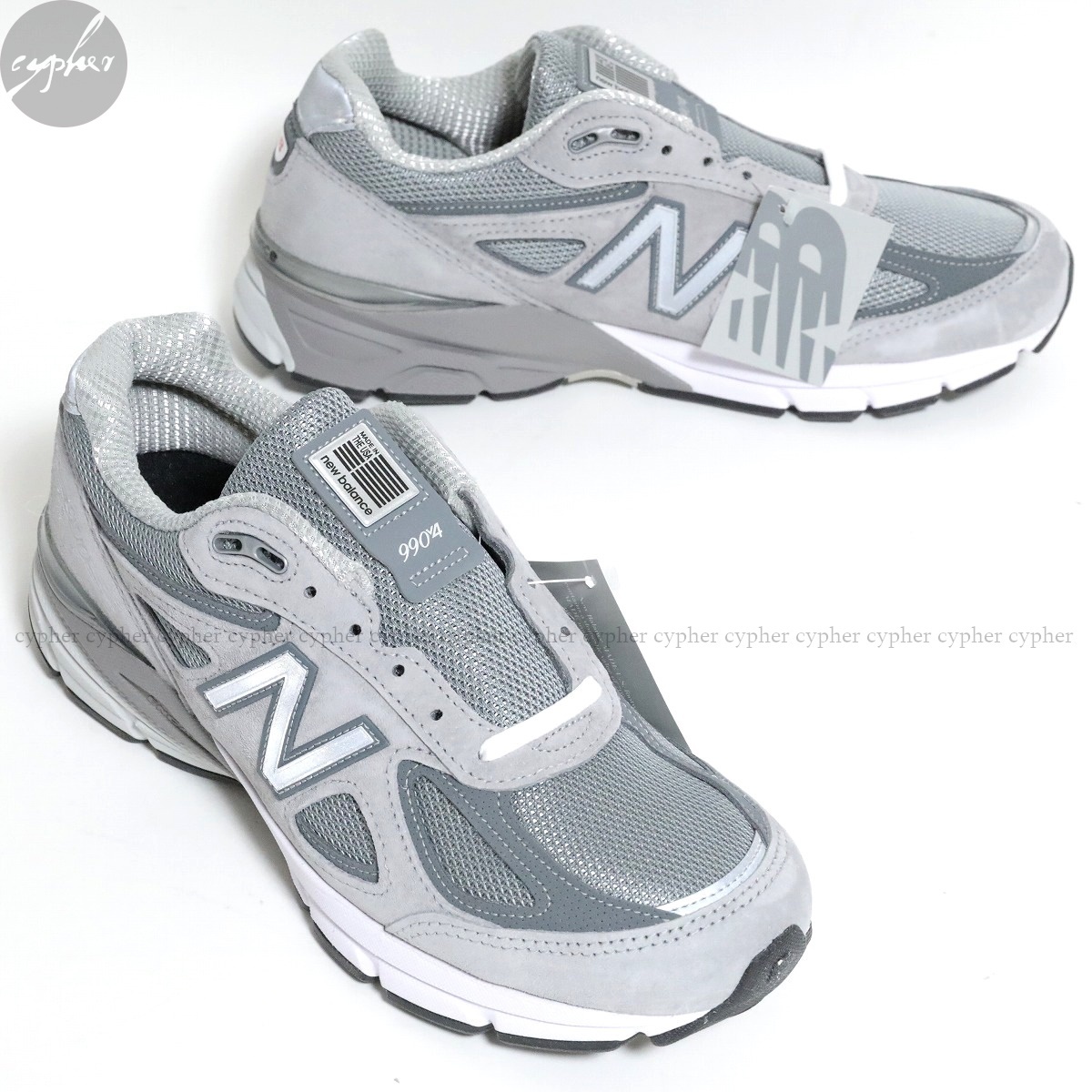 US5.5 23.5cm 新品 USA製 NEW BALANCE U990GR4 グレー 定価37，400円 