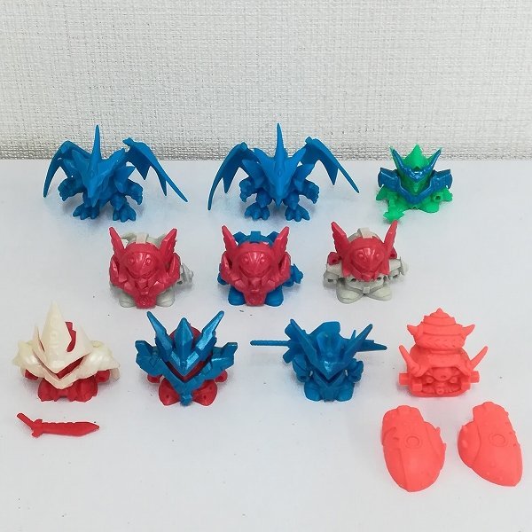 mJ605a [まとめ] ガン消し SDガンダム聖伝 グレートサザビードラゴン 魔術師ヴァサーゴ 忍者マルハチ 他 | M