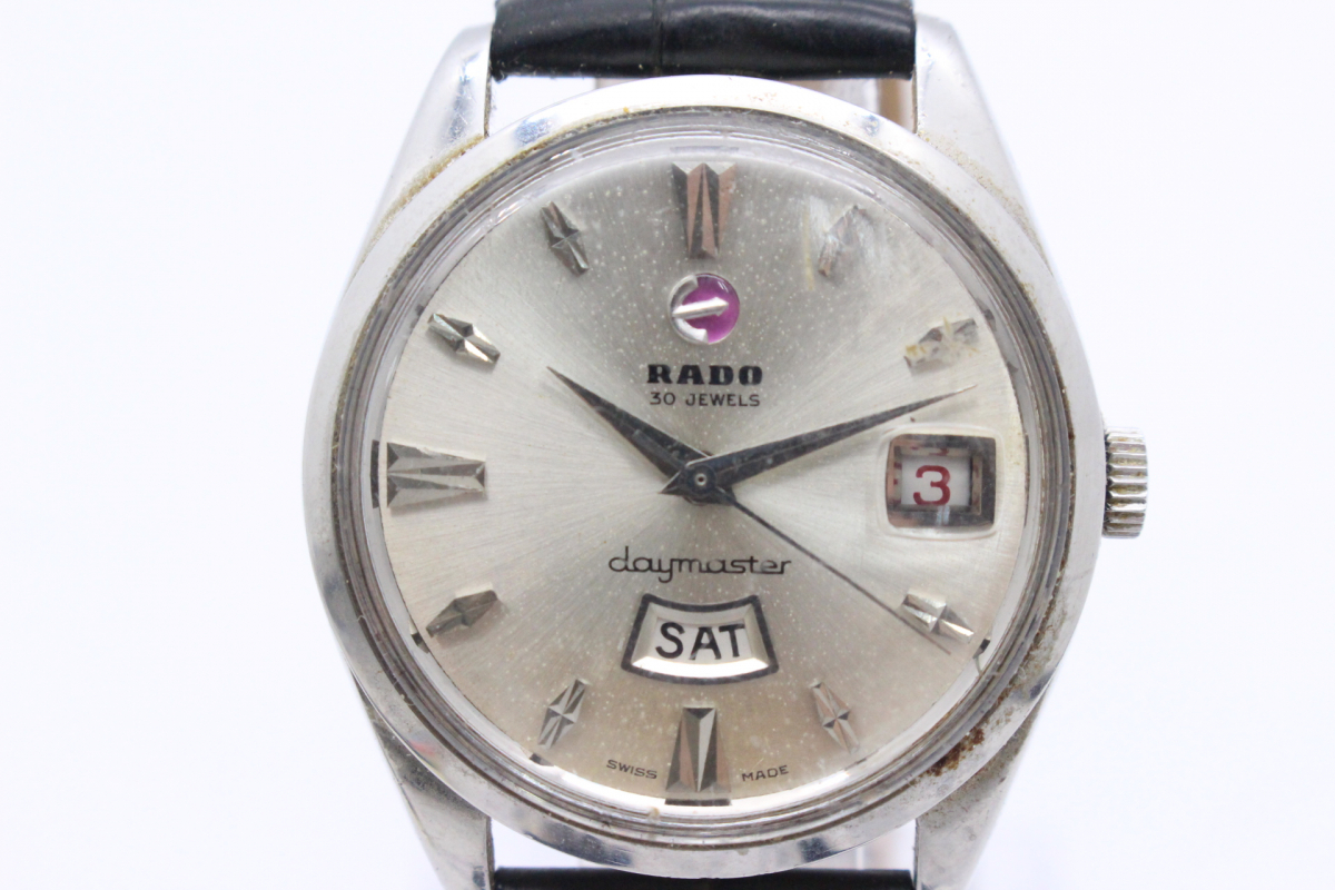 ト足】☆稼働品☆ RADO ラドー daymaster デイマスター 30石 自動巻 