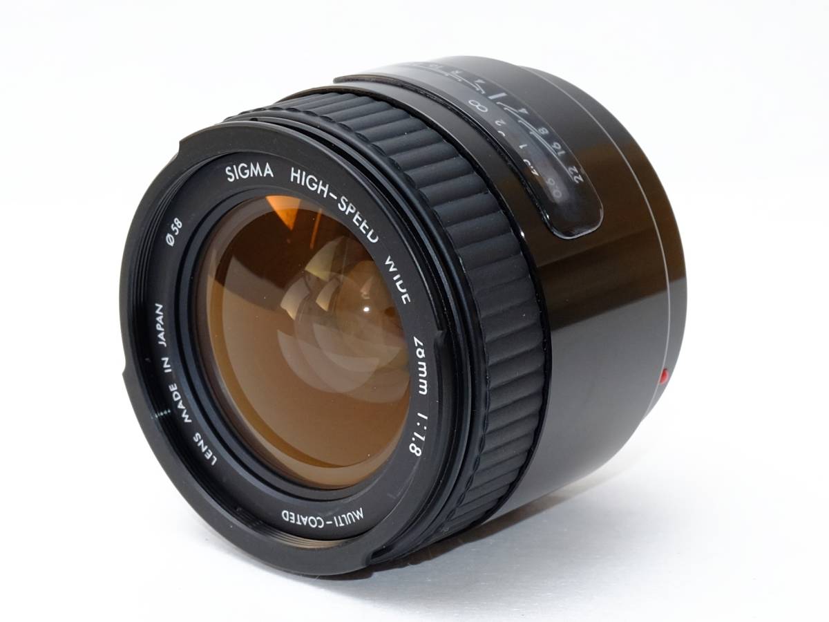 動確⁄良品SIGMA HS WIDE 28mm F1.8Ⅱ ニコンFマウント 中古