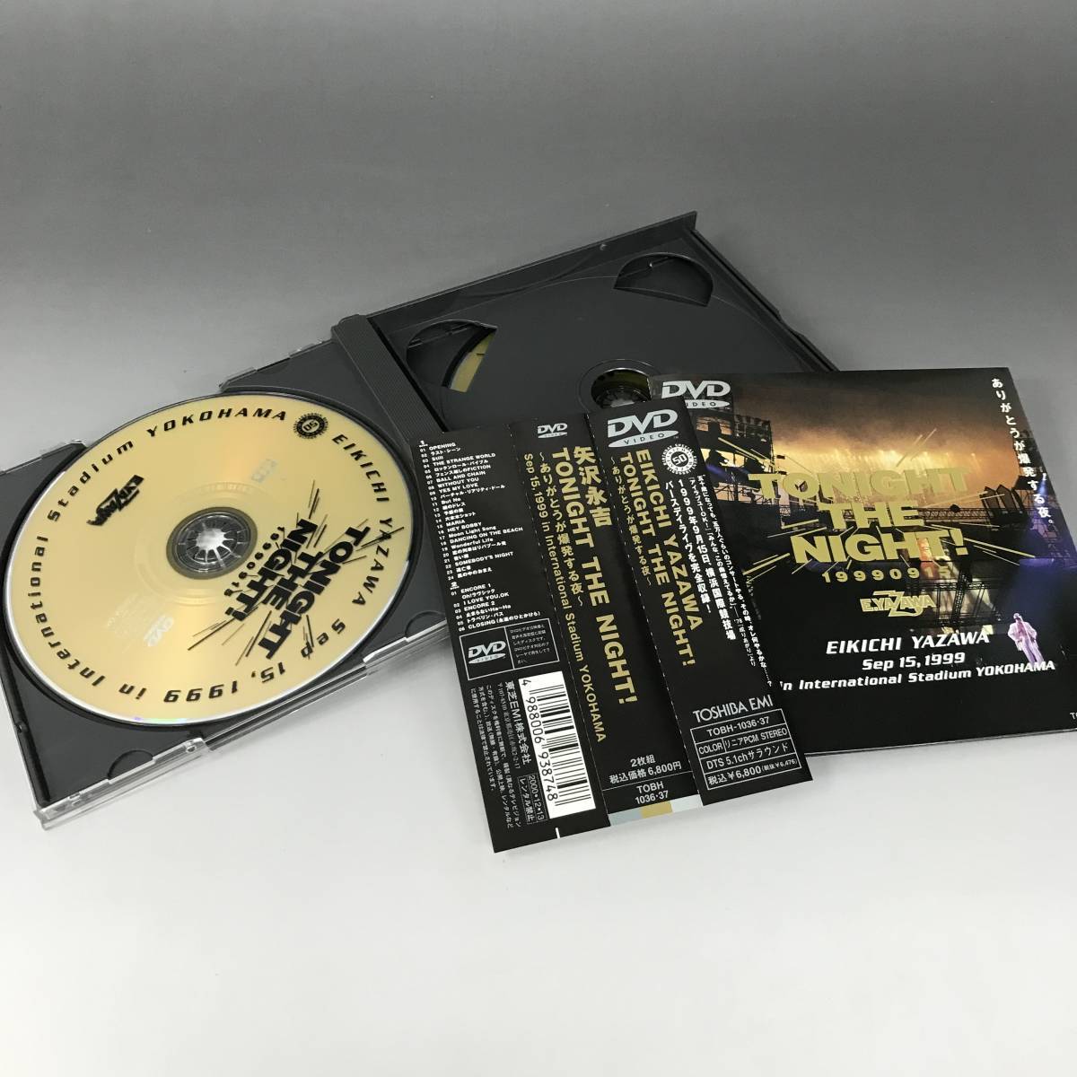 BNC17/2 帯付 DVD 矢沢永吉 TONIGHT THE NIGHT ありがとうが爆発する夜