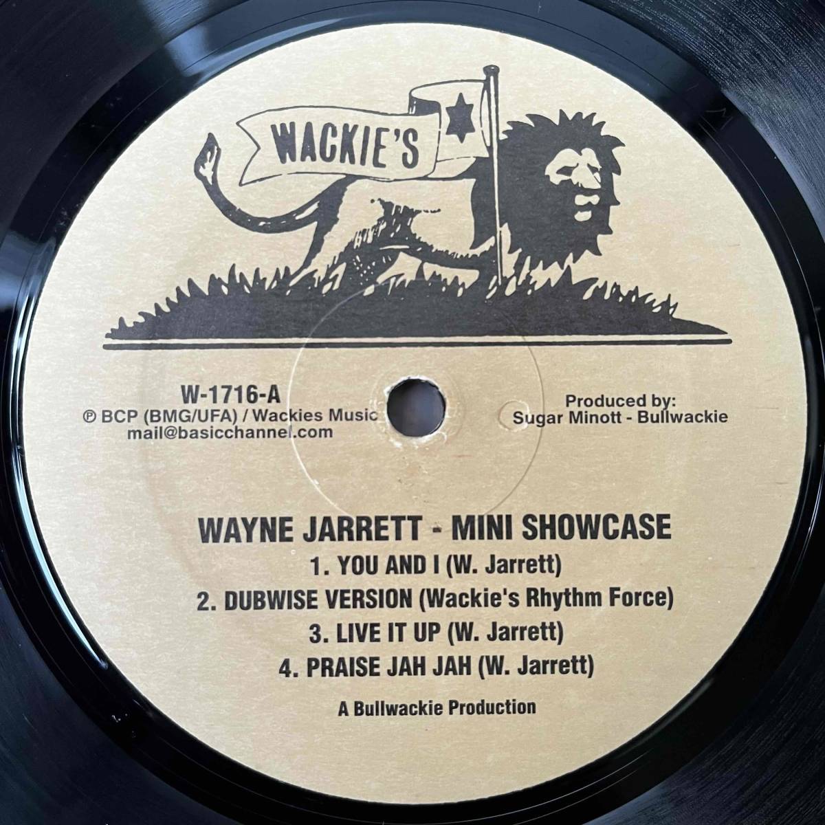 ★美盤！1983！再発でもレア！DUB付き！KILLER！DUBBY！NY ROOTS！Bullwackie！【Wayne Jarrett - Mini Showcase】10inch Wackie's Reissue