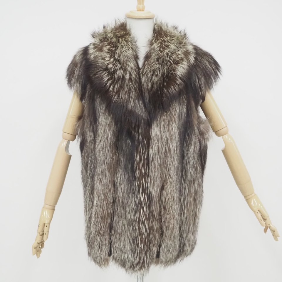 レディース 美品 最高級 SAGAFOX ROYALシルバーフォックス ファー 