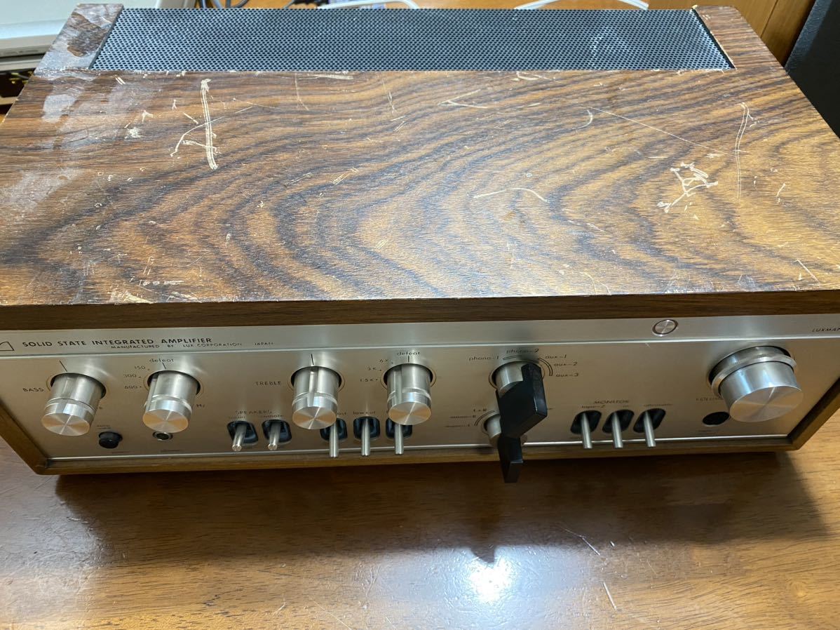LUXMAN ラックスマン SQ505X プリメインアンプ 通電、音出し確認済み