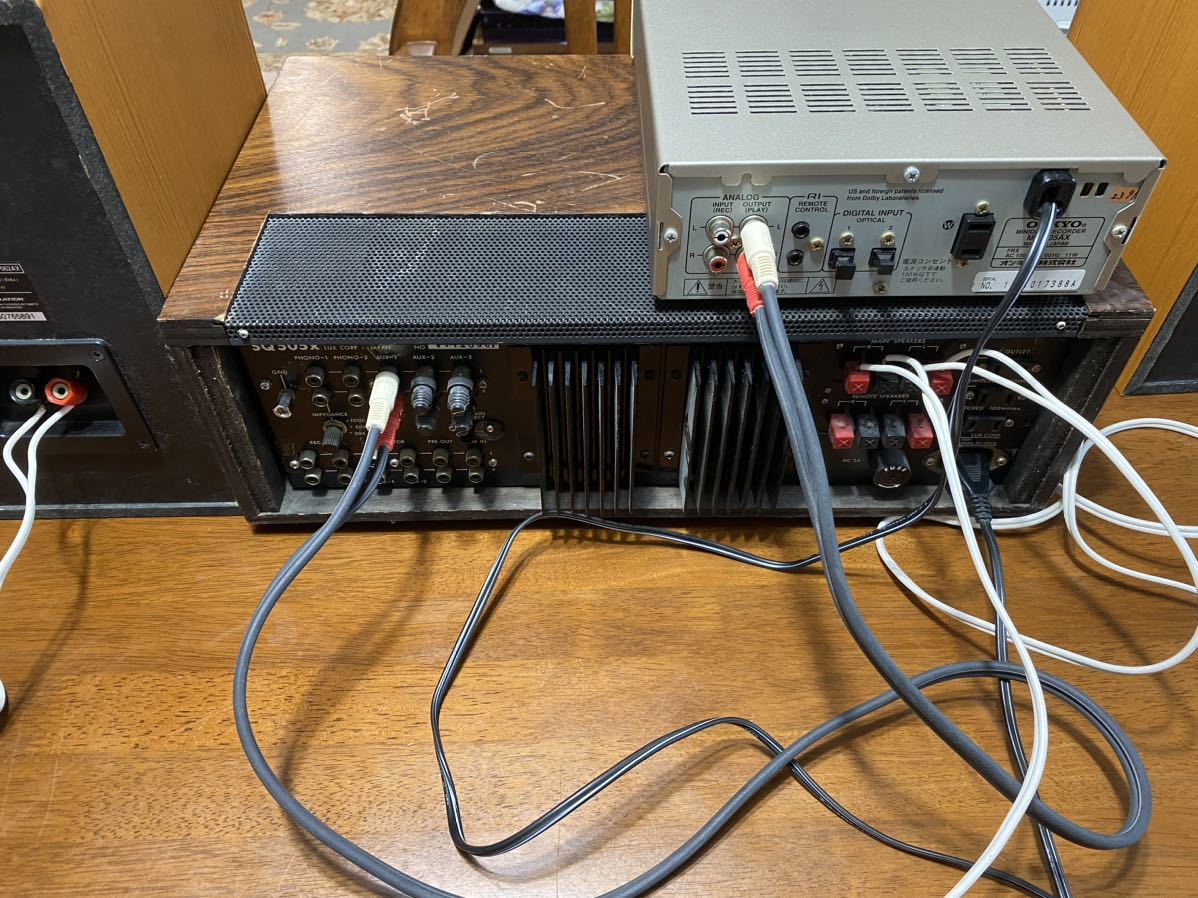 LUXMAN ラックスマン SQ505X プリメインアンプ 通電、音出し確認済み