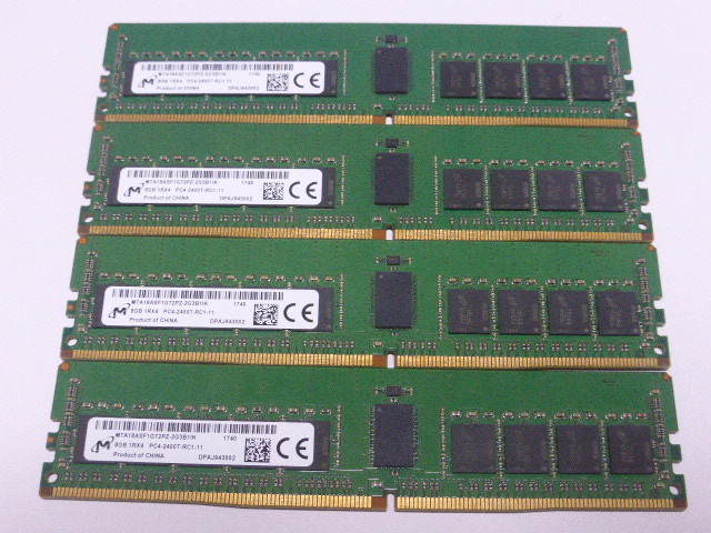 DDR4 8GBx4枚 32GB DDR4-2400T 動作確認済み 楽天市場】ddr4 2400 8gの通販