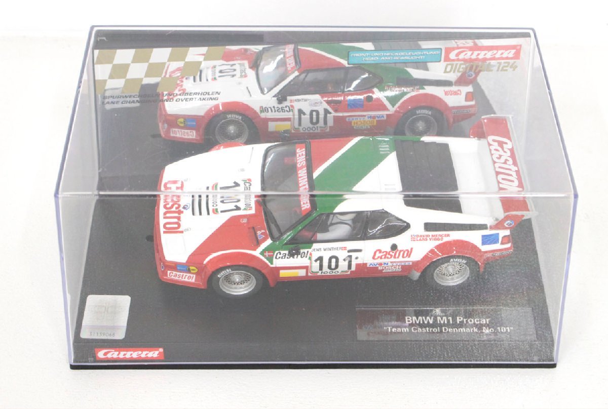 【中古・訳あり品】カレラ DIGITAL124 BMW M1 プロカー チーム カストロール デンマーク No.101【未検品】 ;;