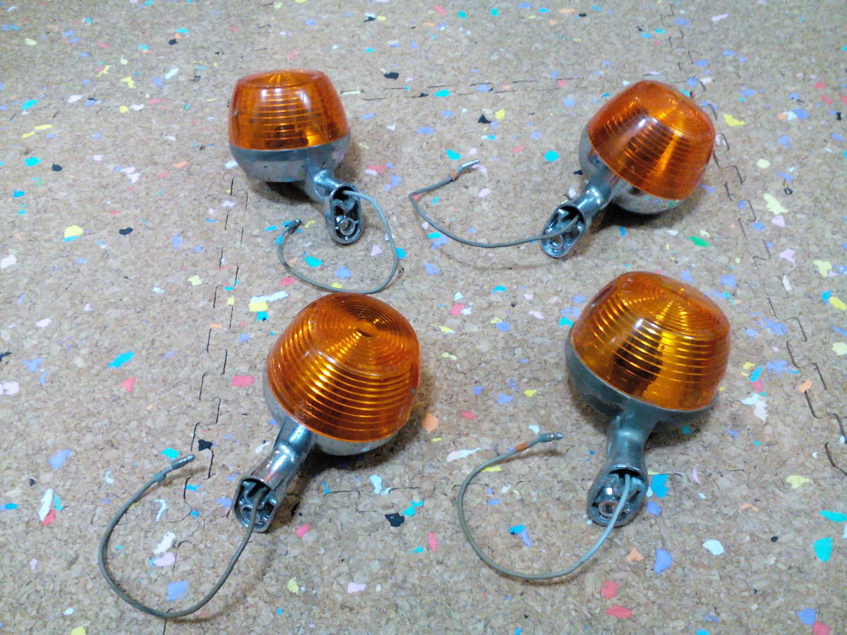 ホンダ純正　当時物 　シャリー/ダックス　リアーウインカー　4個セット　出目金ウインカー（検モンキー/ゴリラ/ダックス/シャリー）