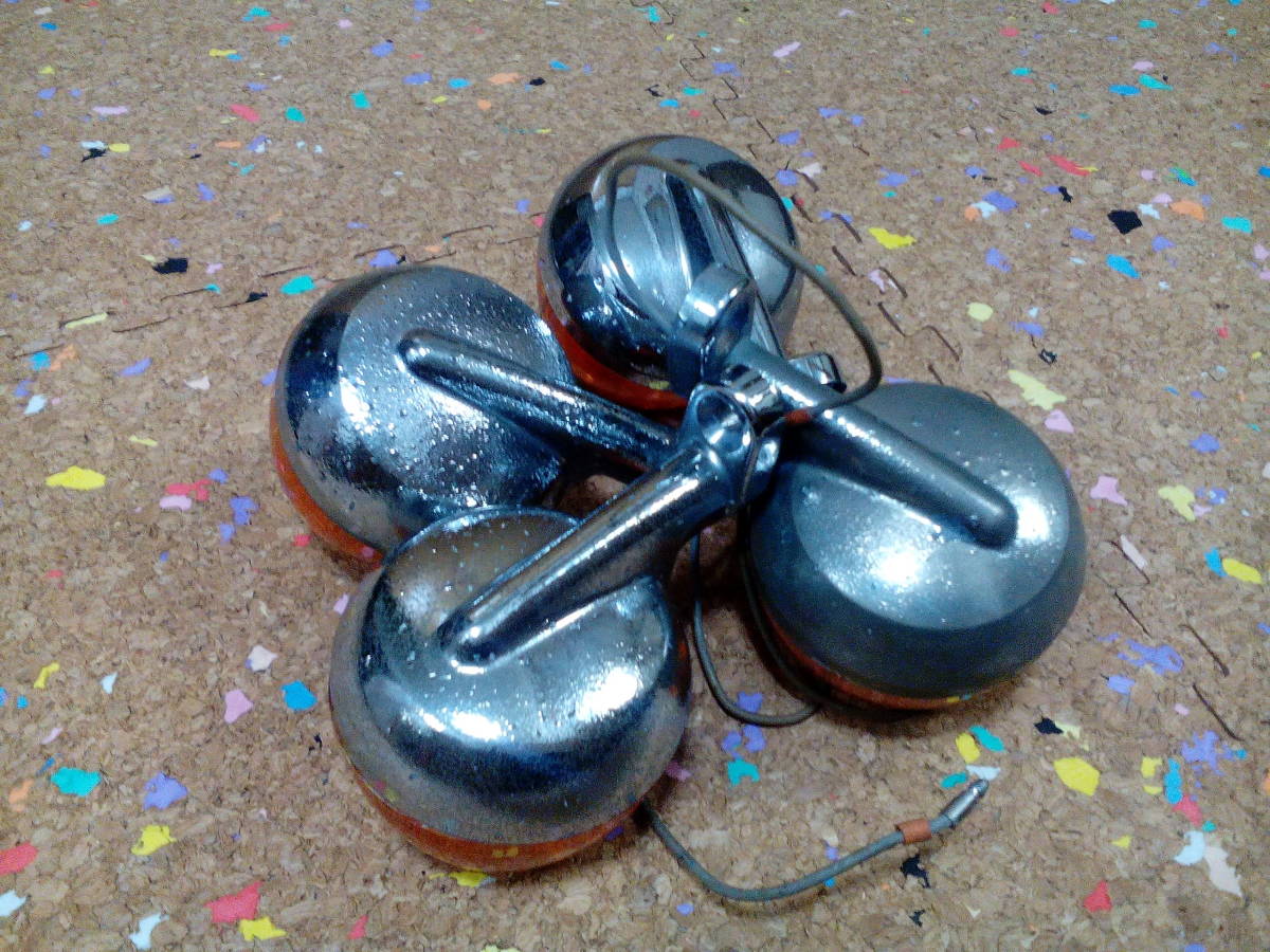 ホンダ純正　当時物 　シャリー/ダックス　リアーウインカー　4個セット　出目金ウインカー（検モンキー/ゴリラ/ダックス/シャリー）