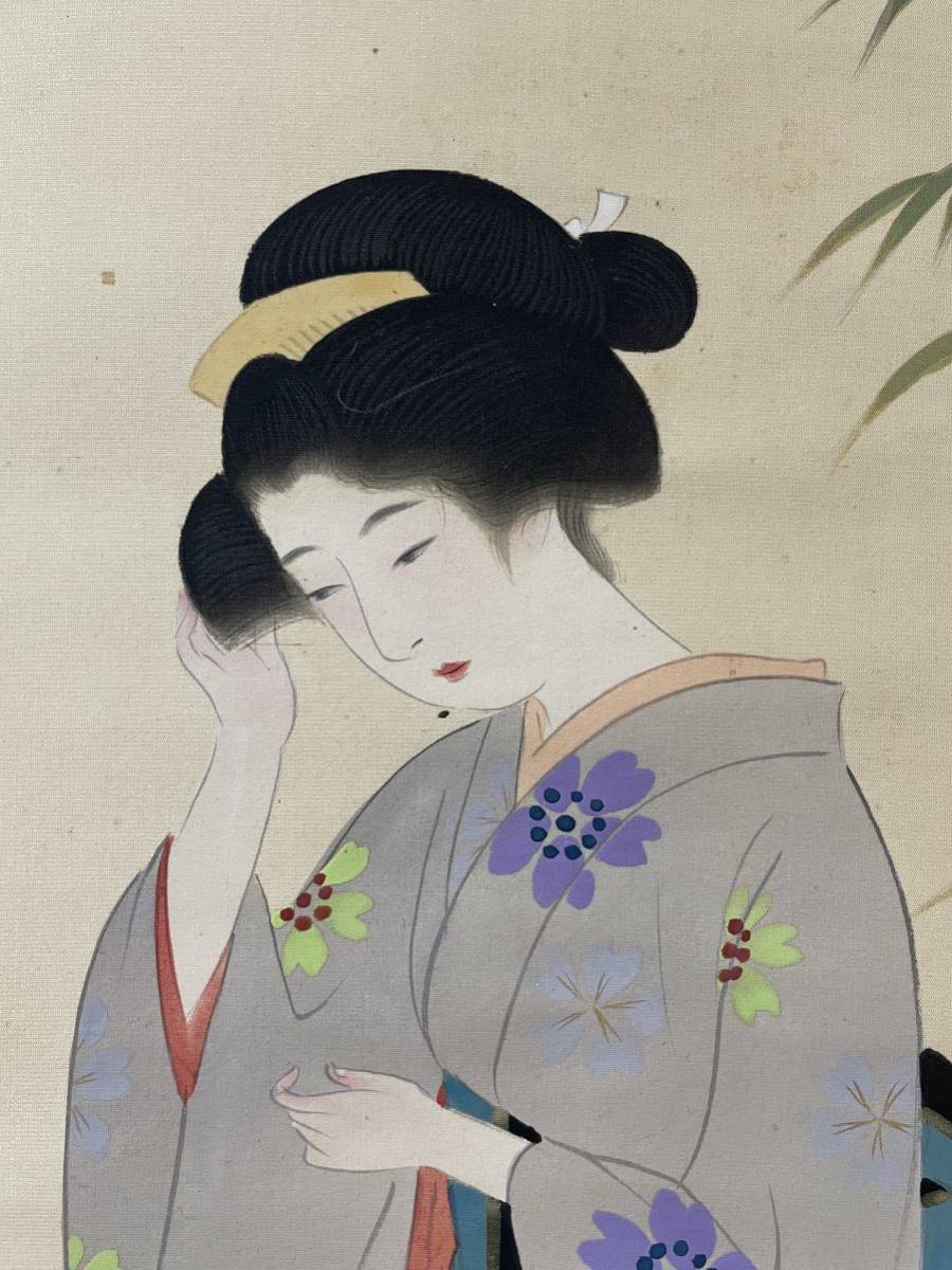 即決！模写 門井掬水/夏美人画(検索＝伊東深水 鏑木清方 鰭崎英朋 菊池契月 島成園 北野恒富 中村貞以 蕉園 輝方 伊藤小坡 上村松園 祭り