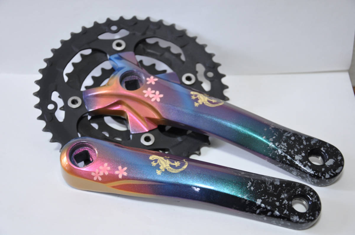  SHIMANO FC-M361 アルミクランク 170mm トリプル レストア塗装済み(クランク)｜売買されたオークション情報、yahooの商品情報をアーカイブ公開 - オークファン クランク