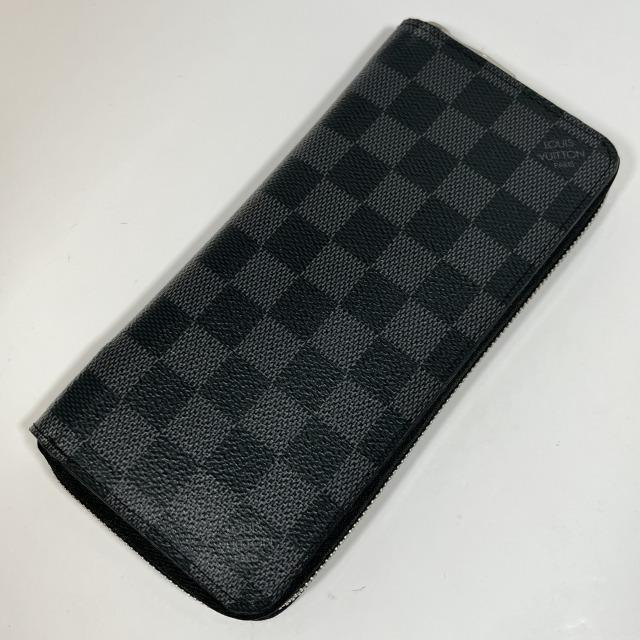 美品 現行 LOUIS VUITTON ルイヴィトン ダミエグラフィット ジッピー