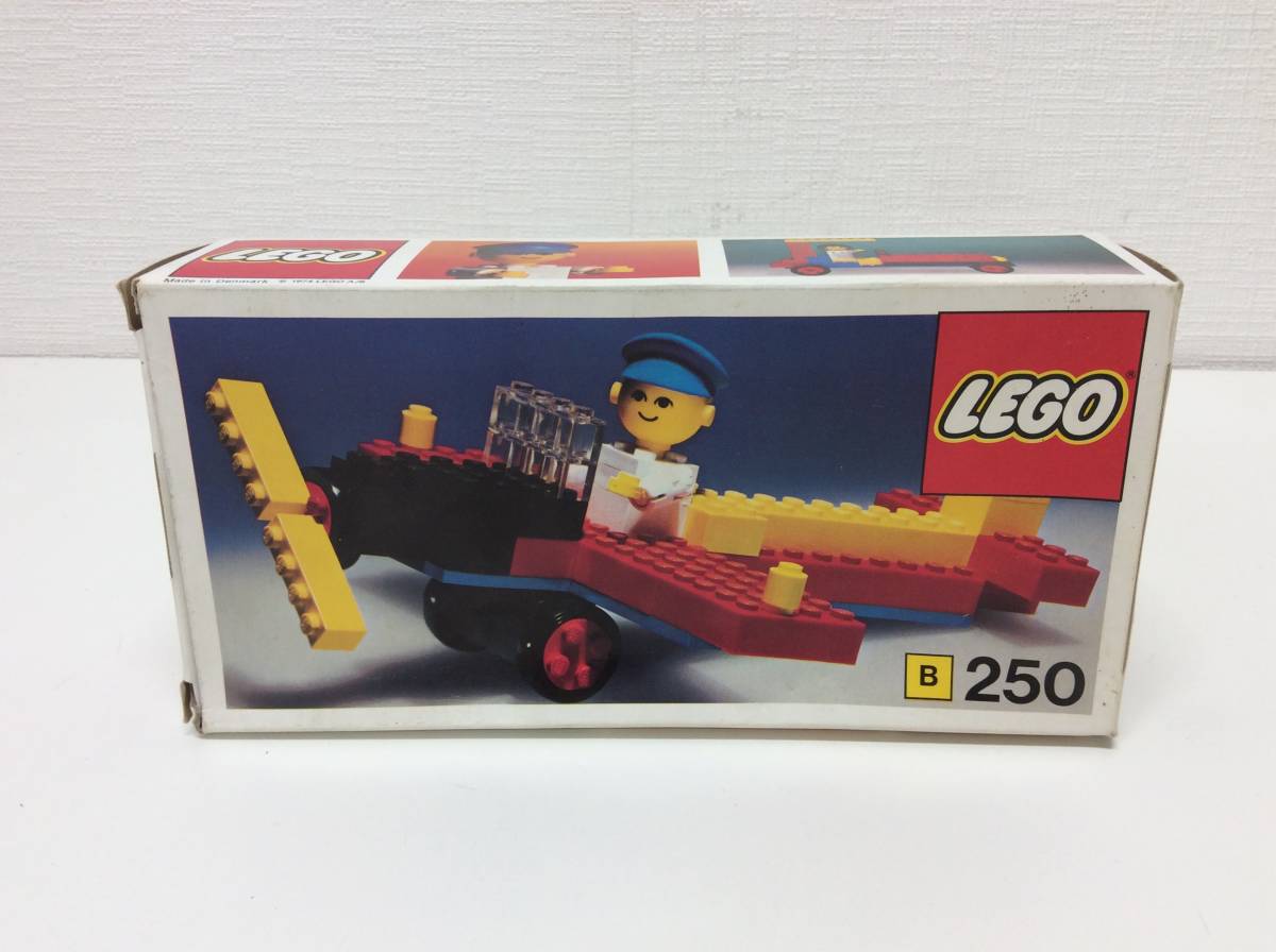 ■0963　LEGO レゴ 飛行機とパイロット B250 当時物 昭和 レトロ おもちゃ パーツ未確認 ※写真をご確認下さい