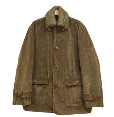 r2_1730 極美品 クラシックス ヴァンジャケット 中綿入り コーデュロイ ジャケット アウター ブルゾン ウッドボタン くるみボタン メンズ L