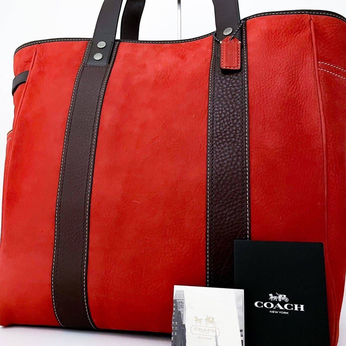 コーチ COACH レザー ビジネス ロゴ 未使用・タグ付き定価10万 1円