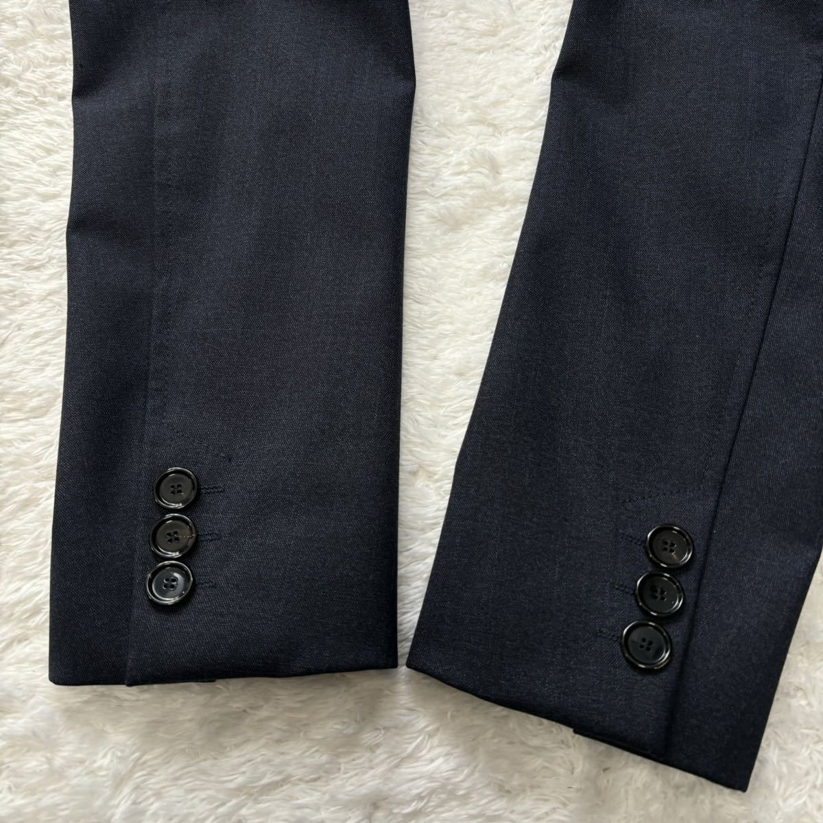 ヒューゴボス/希少50(XL位)極美品◎HUGO BOSS スタンドカラーコート ロング