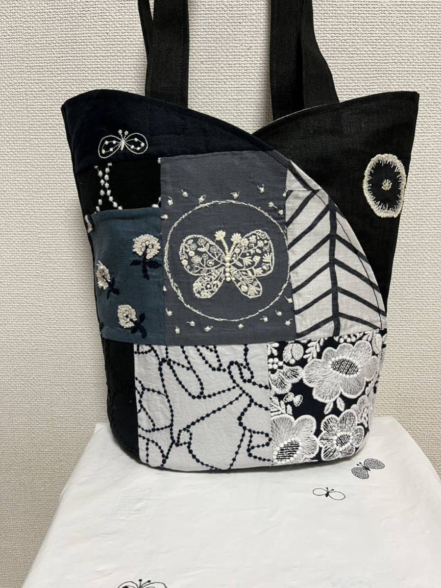 ミナペルホネン❤︎シレーヌバッグ smile flowe ハンドメイド ミナ