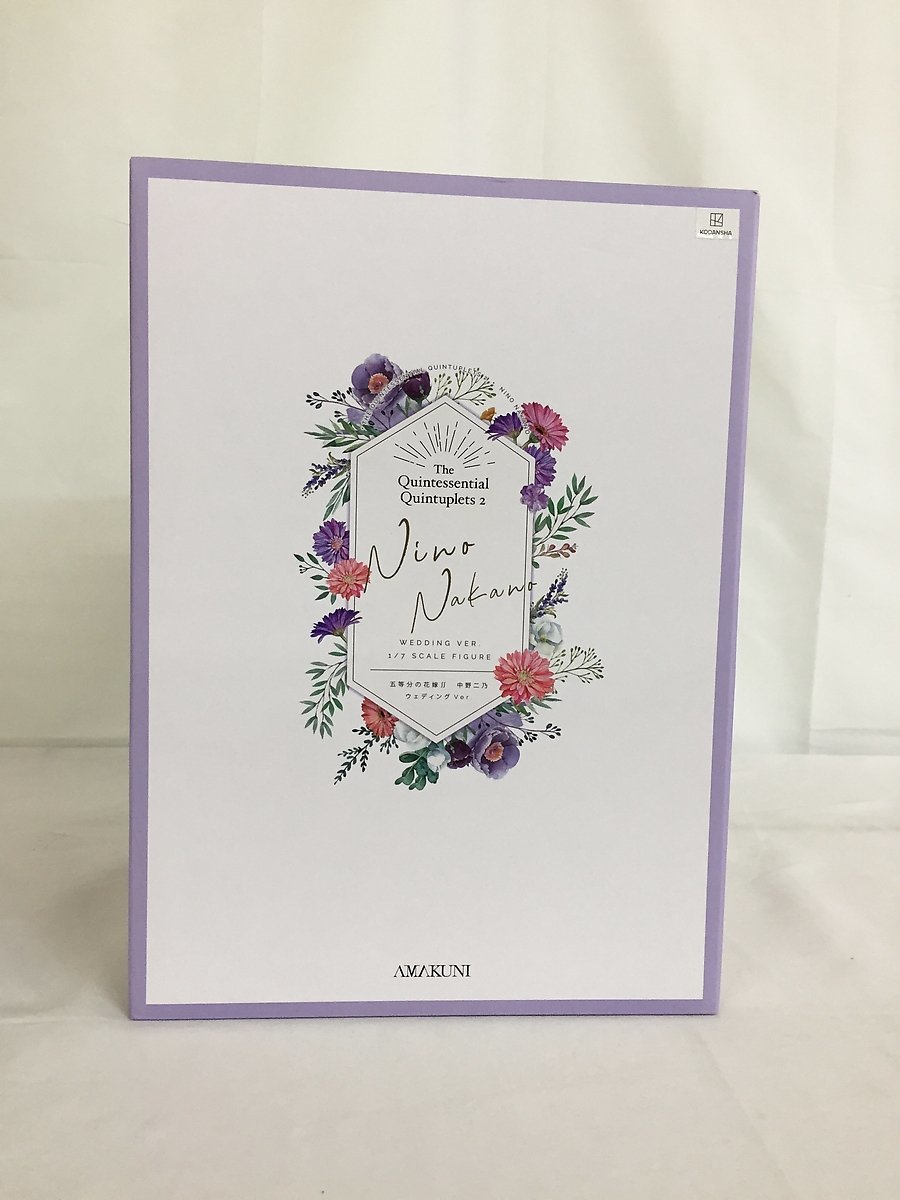 【1円～】【美品】中野二乃 ウェディングVer. 五等分の花嫁∬ 1/7 PVC製塗装済み完成品■