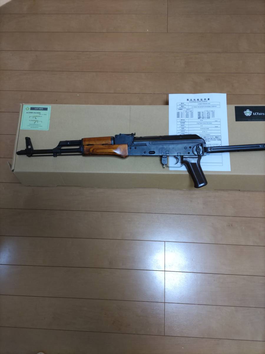  LCT 電動ガン AKMS フレーム/フルメタル ハンドガード/リアルウッド仕様 jp ver2009 検マルイ ＧＨＫ(電動ガン)｜売買されたオークション情報、yahooの商品情報をアーカイブ公開 - オークファン 電動ガン