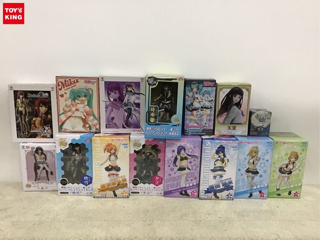 1円〜 同梱不可 ジャンク SQフィギュア等 魔法少女まどか☆マギカ、シュタインズゲート、ラブライブ! 他