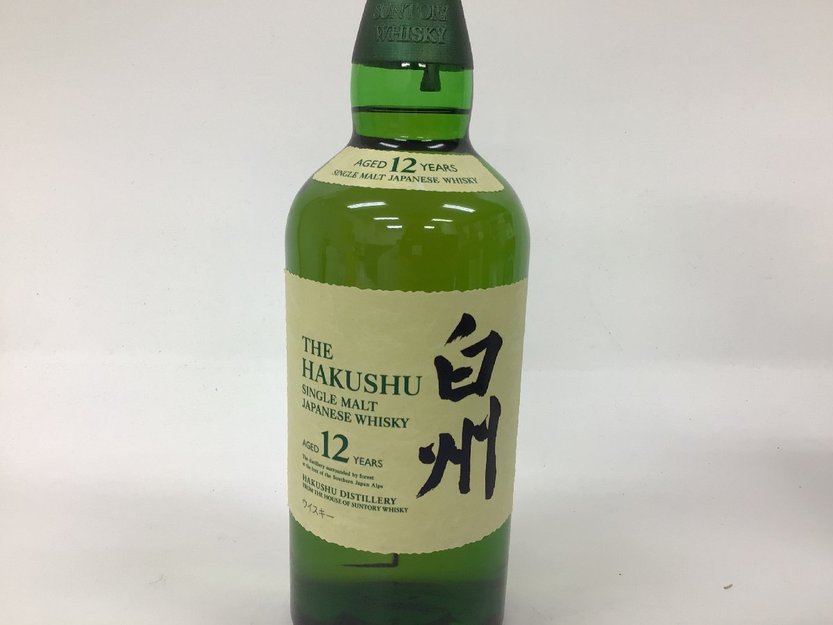 未開栓】SUNTORY サントリー 白州 12年 シングルモルト 旧 ウイスキー