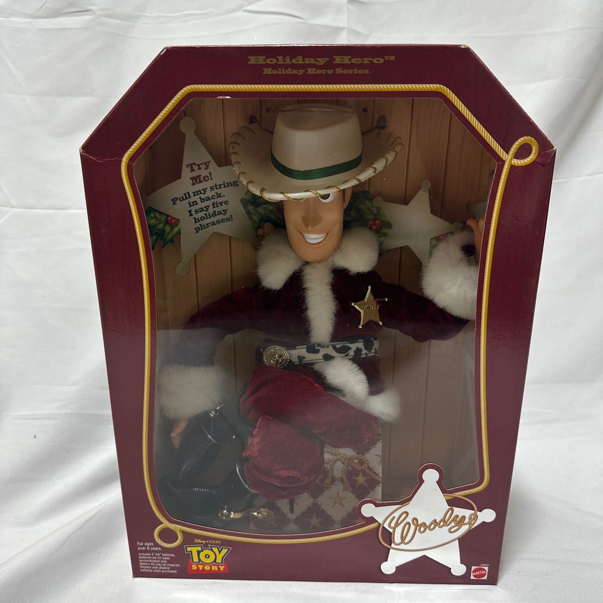 トイストーリー ウッディ サンタ ホリデー クリスマス トーキング フィギュア トイストーリー ウッディ サンタ ホリデー クリスマス トーキング