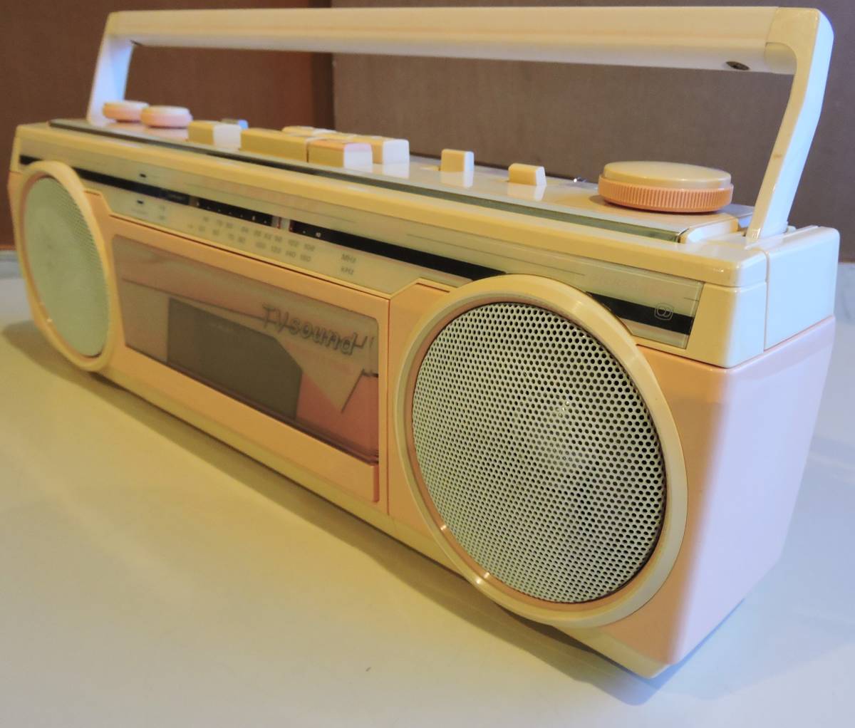 80s SANYO 小型ラジカセ MR-U4TA シリーズ最小サイズ 「TOWN U4」レア