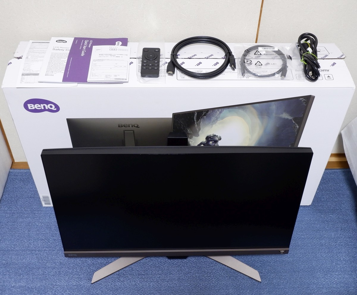 BENQ EW2880U 4K IPS HDR10 USB-C リモコン付 28型液晶モニター 2023年 