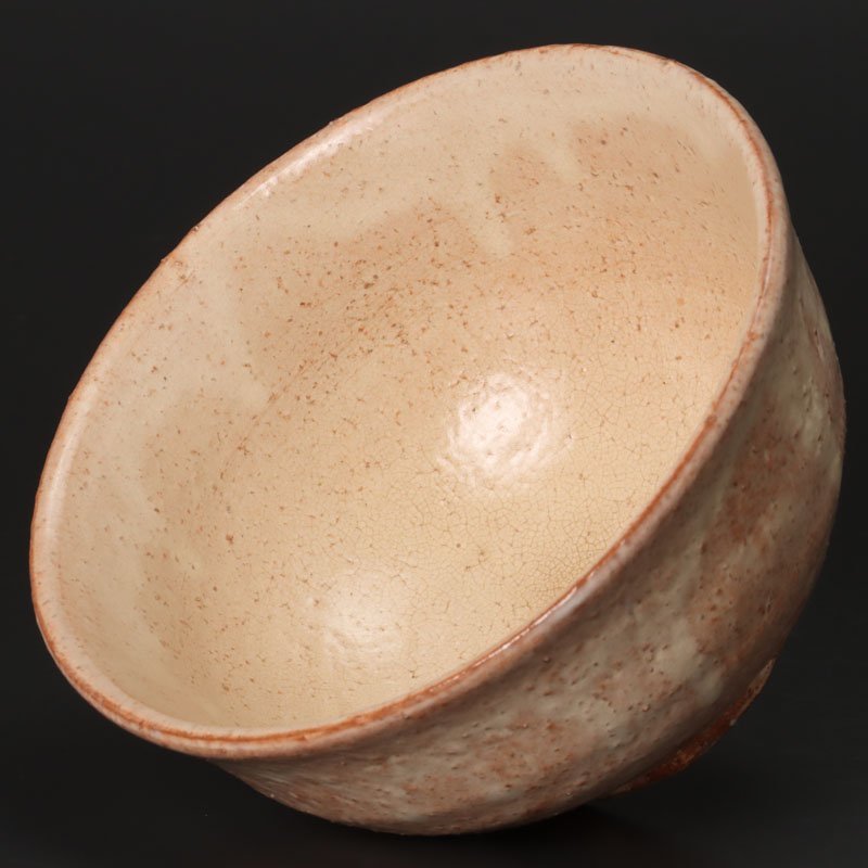 【古美味】十五代坂倉新兵衛造 萩茶碗 茶道具 保証品 H6Fp