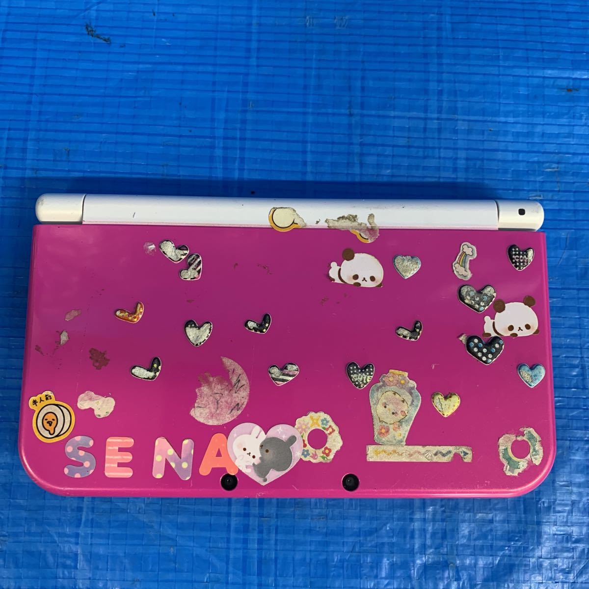 NO.11199.520.. Nintendo 任天堂 3DS LL New RED-001 欠品あり 動作未確認 現状ジャンク品 