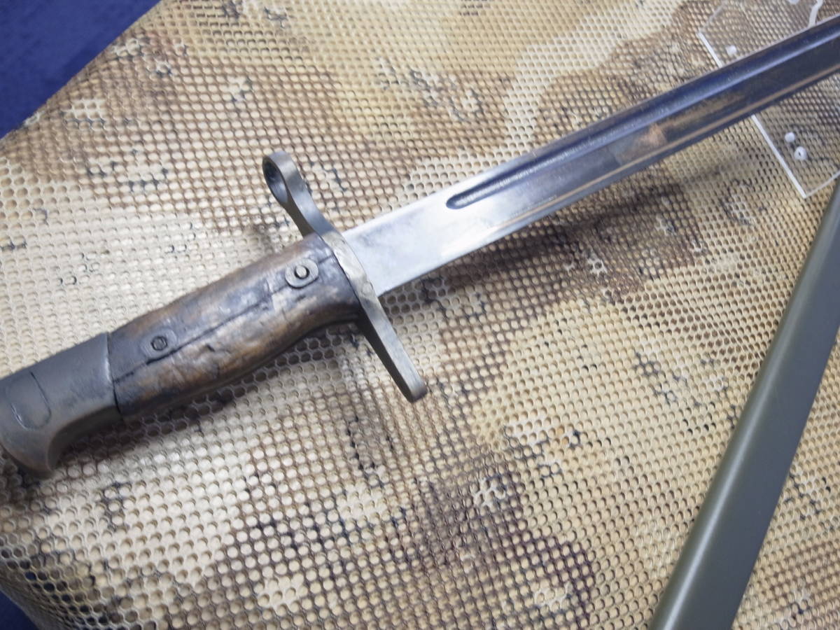 帝国陸軍三十年式銃剣　模造刀身　初期型直線鍔　
