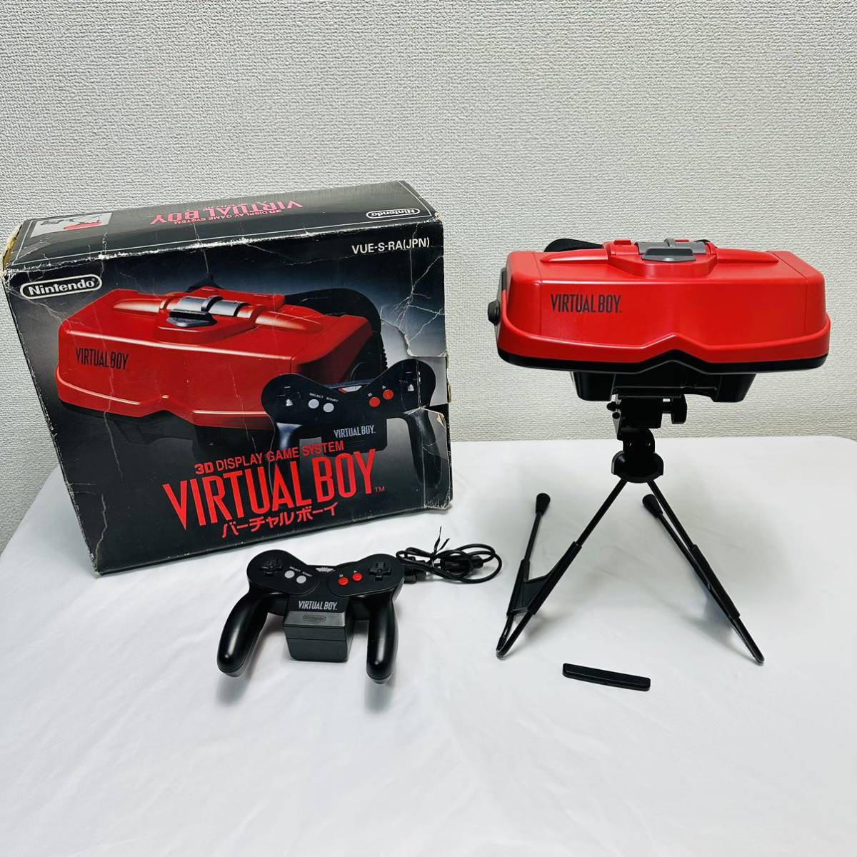 当時品　任天堂 バーチャルボーイ 本体 箱あり　美品　ソフトセット　動作確認 任天堂 バーチャルボーイ 当時物 美品！ バーチャルボーイ 任天堂