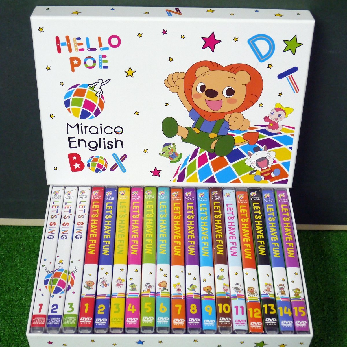 Miraico EnglishのDVD＆CDフルセット ベビー・キッズおもちゃ Miraico