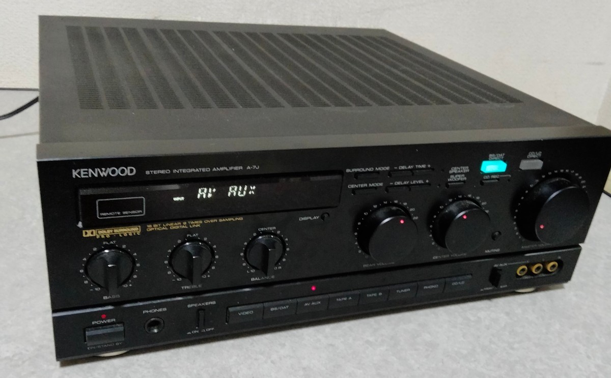 KENWOOD プリメインアンプ ケンウッド A-1001 ブラック A-5J STEREO
