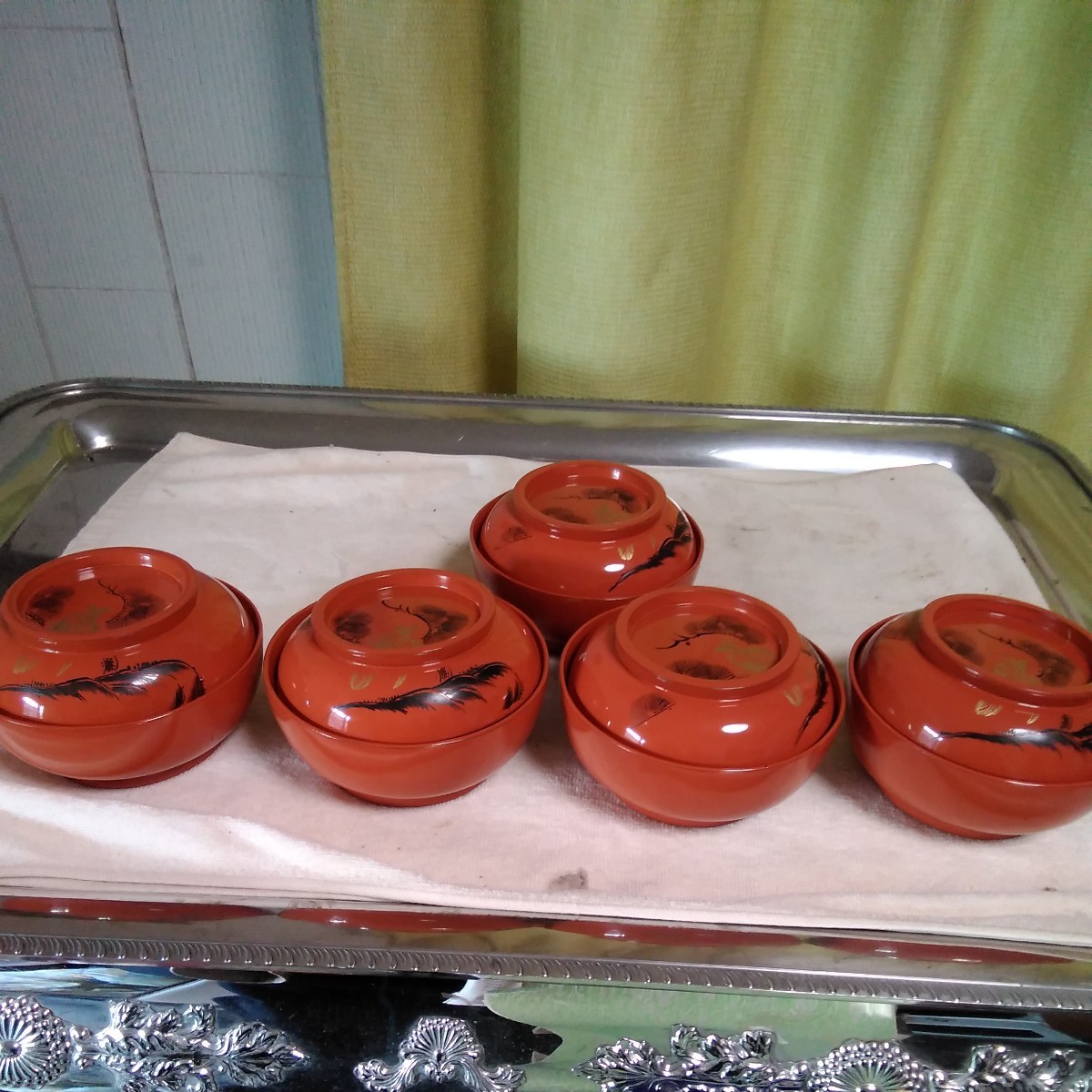 ☆輪島塗 吸物椀 10客 箱付き 2025年最新Yahoo!オークション -輪島塗